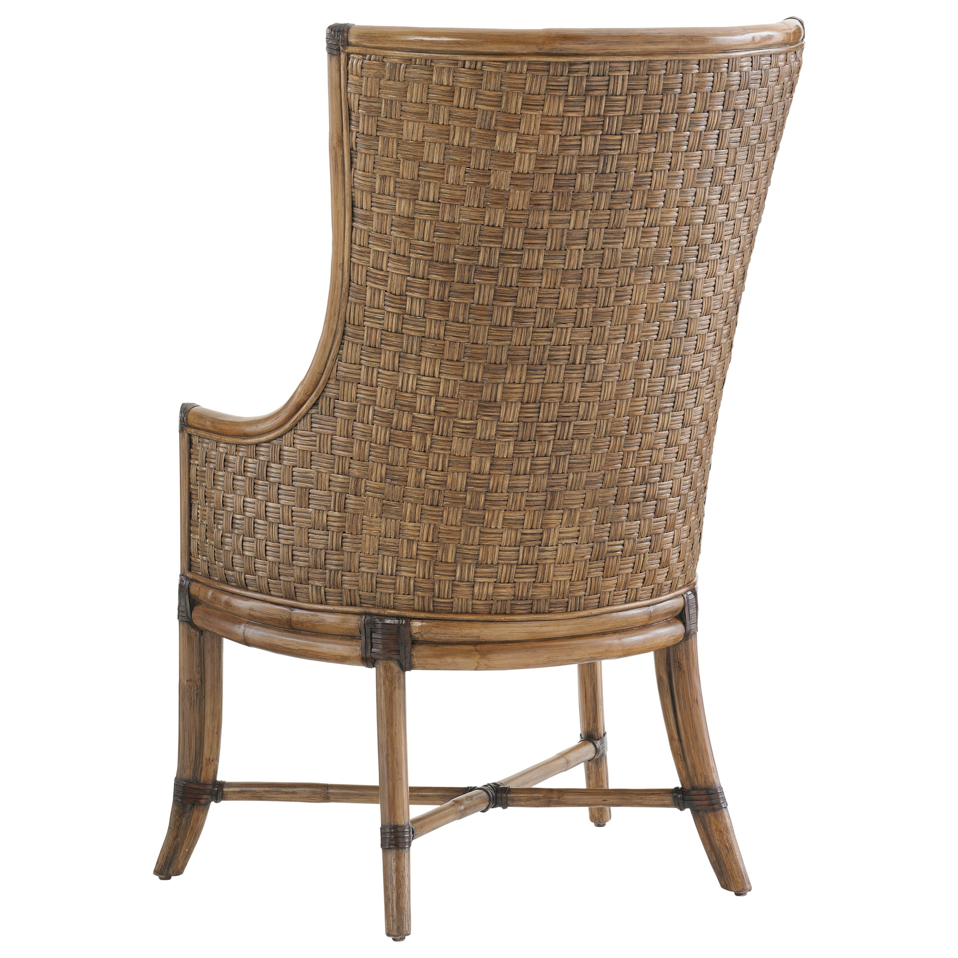 Tommy Bahama Home Twin Palms 55888501 Balfour Woven Rattan Host Chair